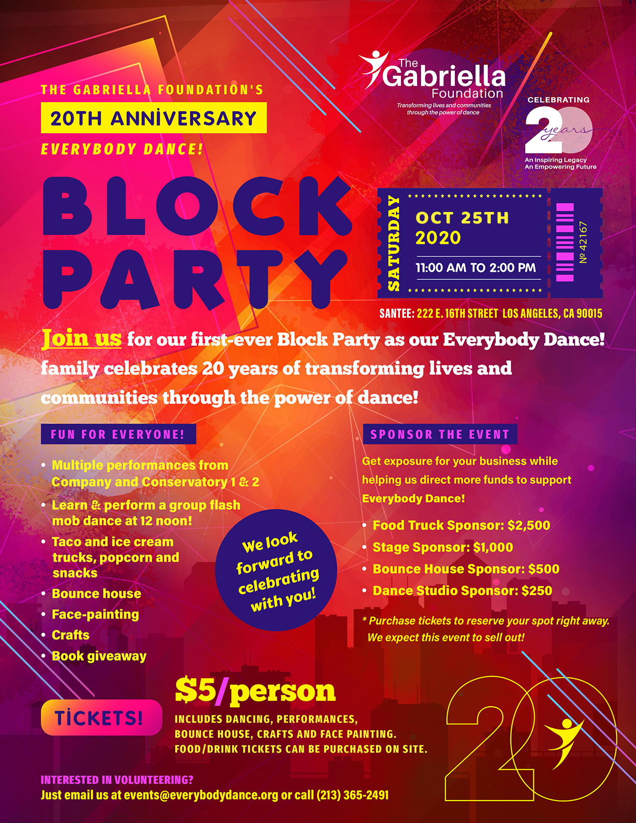 20th Anniversary Block Party Everybody Dance 20th Anniversary Block Party Everybody Dance